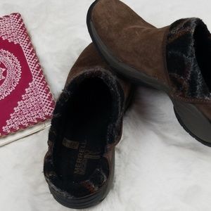 Merrell Brown Suede Clogs